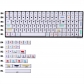 Dots GMK 104+26 Full PBT Dye Sublimation Keycaps Sets for Cherry MX Mechanical Gaming Keyboard 75/980